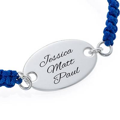 Engraved Oval Tag Bracelet-3 product photo