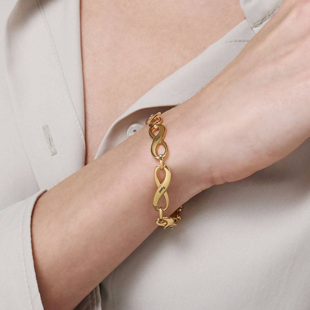 Eternity Bracelet in 18k Gold Plating-1 product photo