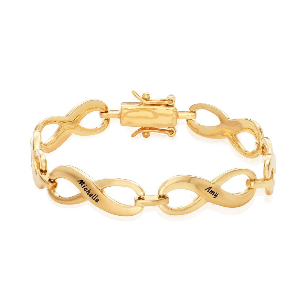 Eternity Bracelet in 18k Gold Vermeil-2 product photo