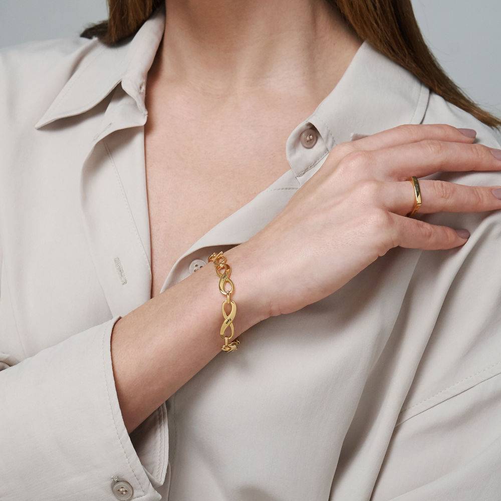 Eternity Bracelet in 18k Gold Vermeil product photo