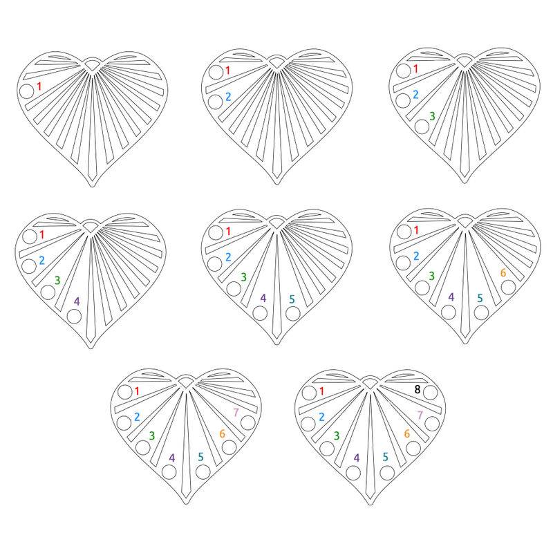 Familjehalsband med diamanter i 18K roseguldplätering-3 produktbilder