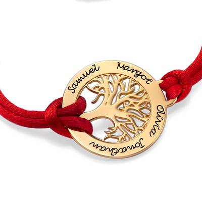 Family Tree Bracelet in 18ct Gold Plating-2 product photo