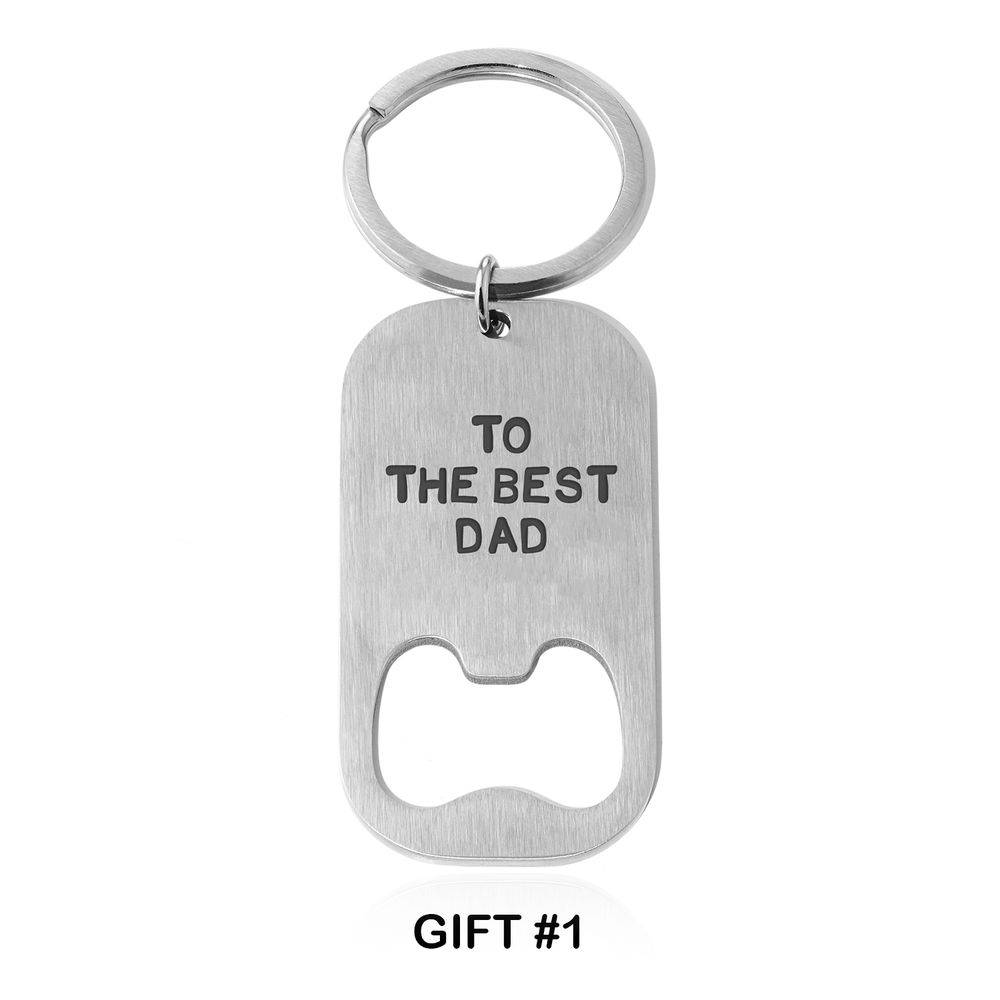 Father's Day Pack: Personalized bracelet and keychain-2 product photo