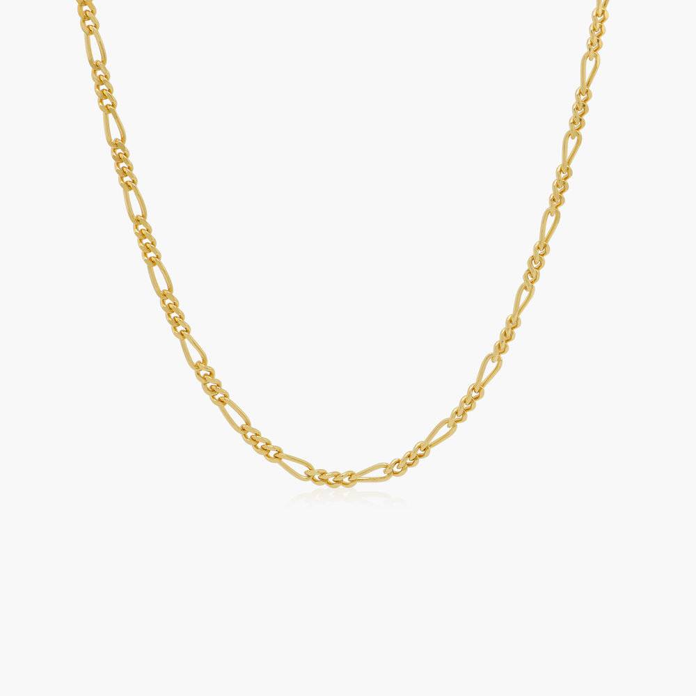 Figaro Chain Necklace - Gold Vermeil-3 product photo