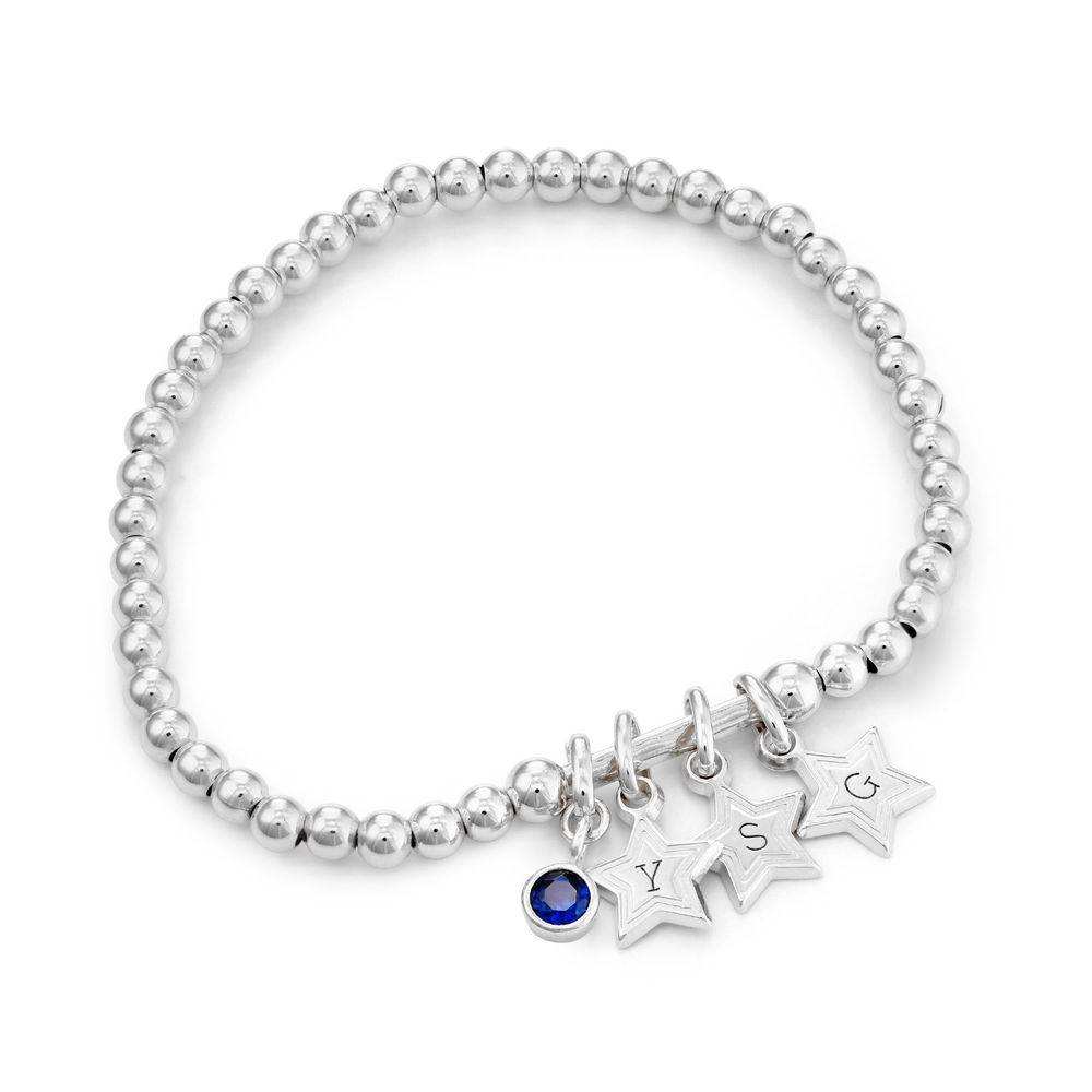 Having a Ball Bracelet with Custom Charms in Sterling Silver-4 product photo