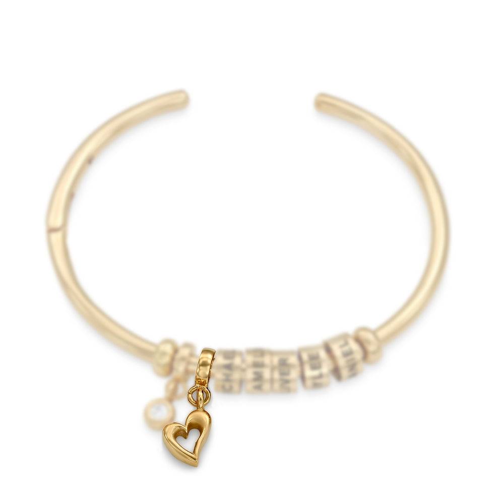 Heart Charm for Linda Bangle in 18ct Gold Vermeil-2 product photo