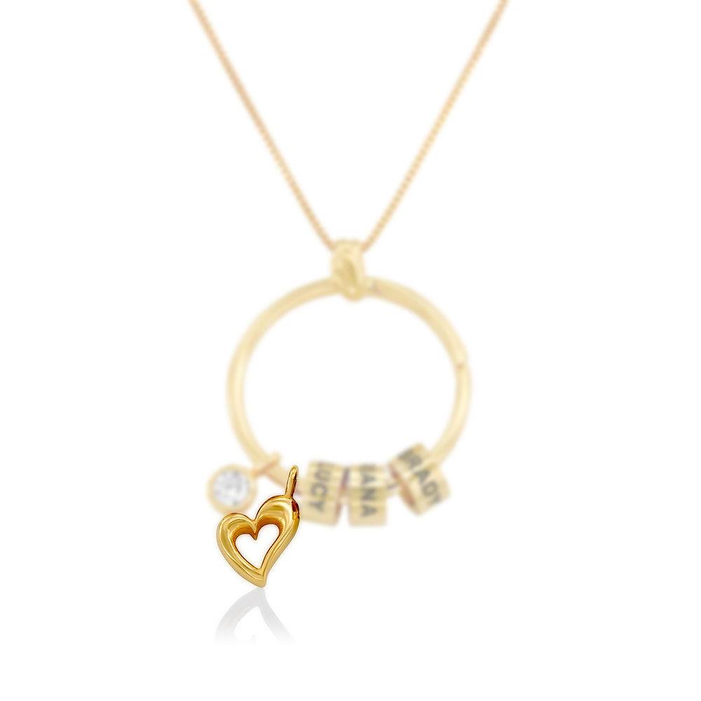Heart Charm for Linda Necklace in 18ct Gold Vermeil-2 product photo