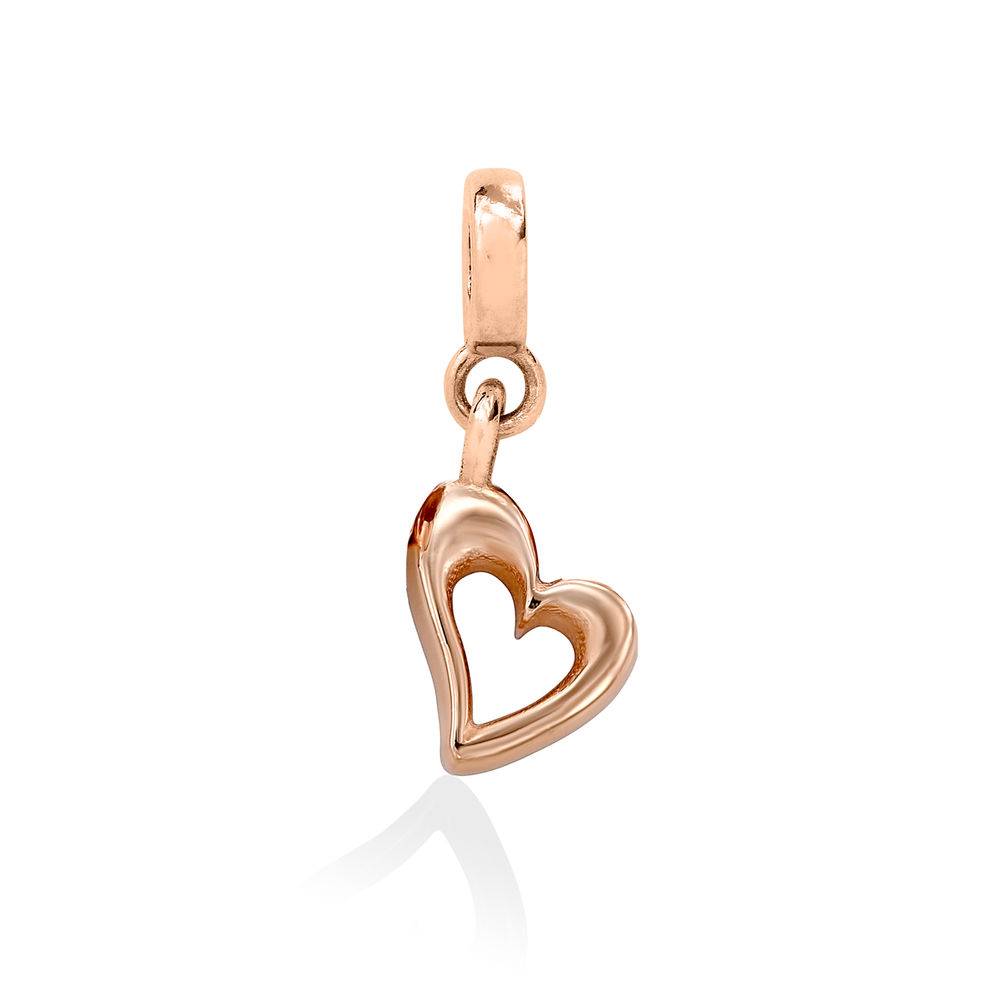 Herz-Charm für Linda Kreisanhänger-Armreif - 750er rosévergoldetes Produktfoto