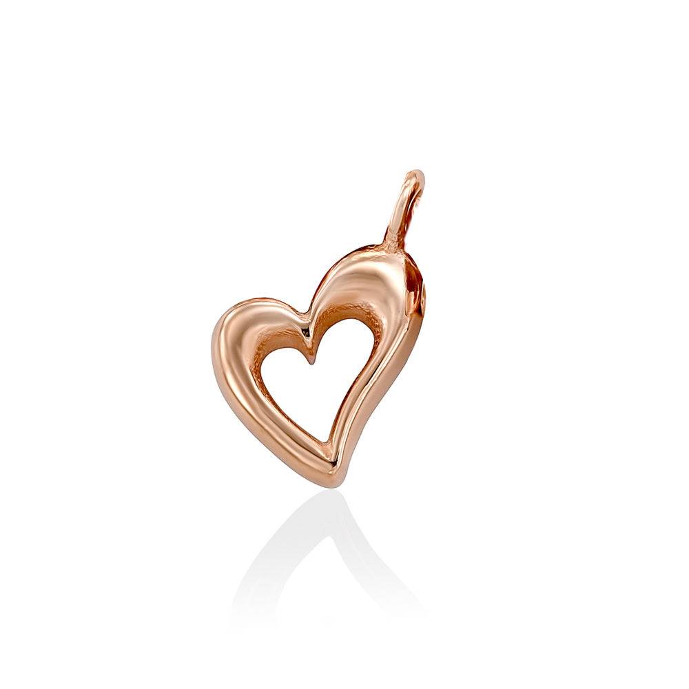 Heart Charmfor Linda Necklace in 18ct Rose Gold Plating-1 product photo