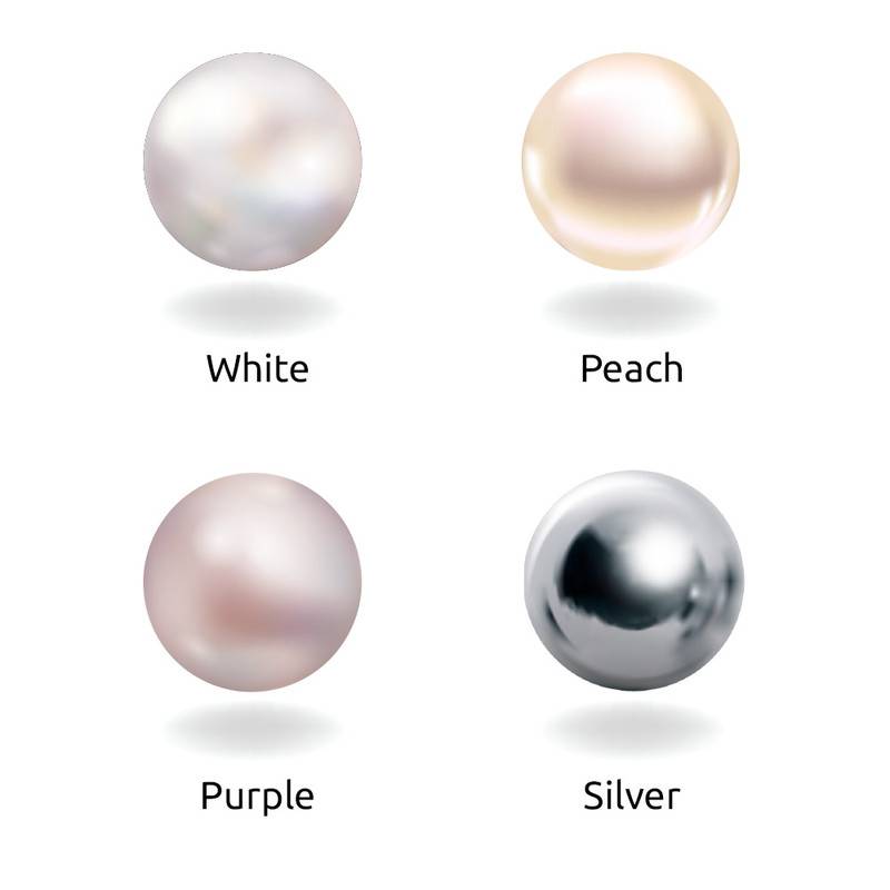 Hjerte med bogstav halskæde med perle i sølv-3 produkt billede