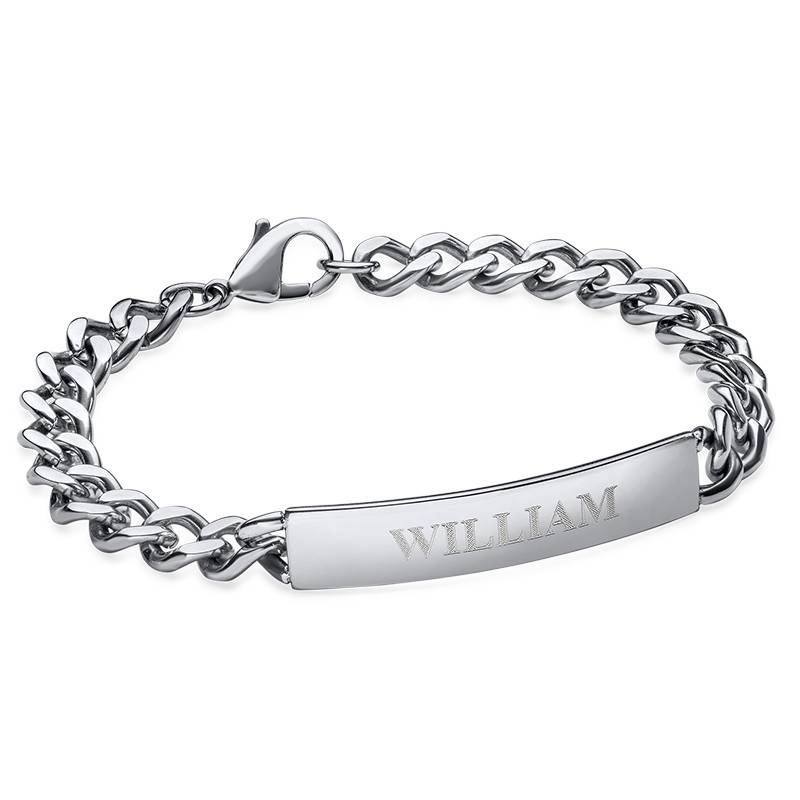 ID Bracelet for Men in Stainless Steel-1 product photo