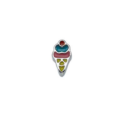 Ice Cream Cone Charm for Floating Locket-1 product photo