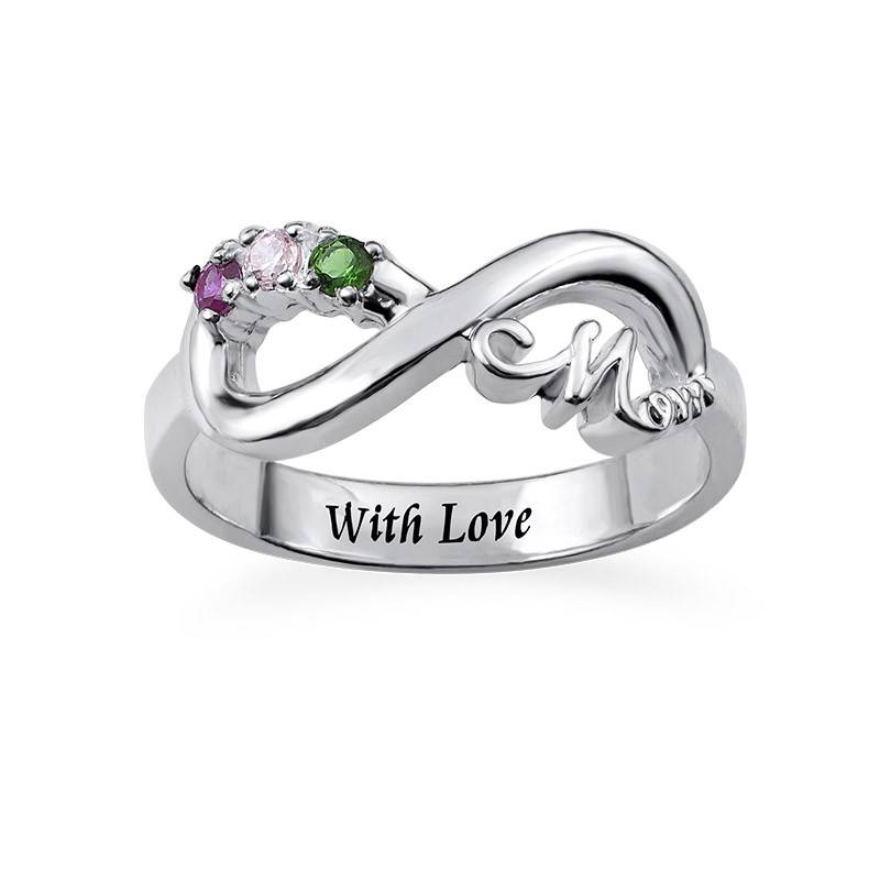Infinity Mum Ring with Inner Engraving product photo
