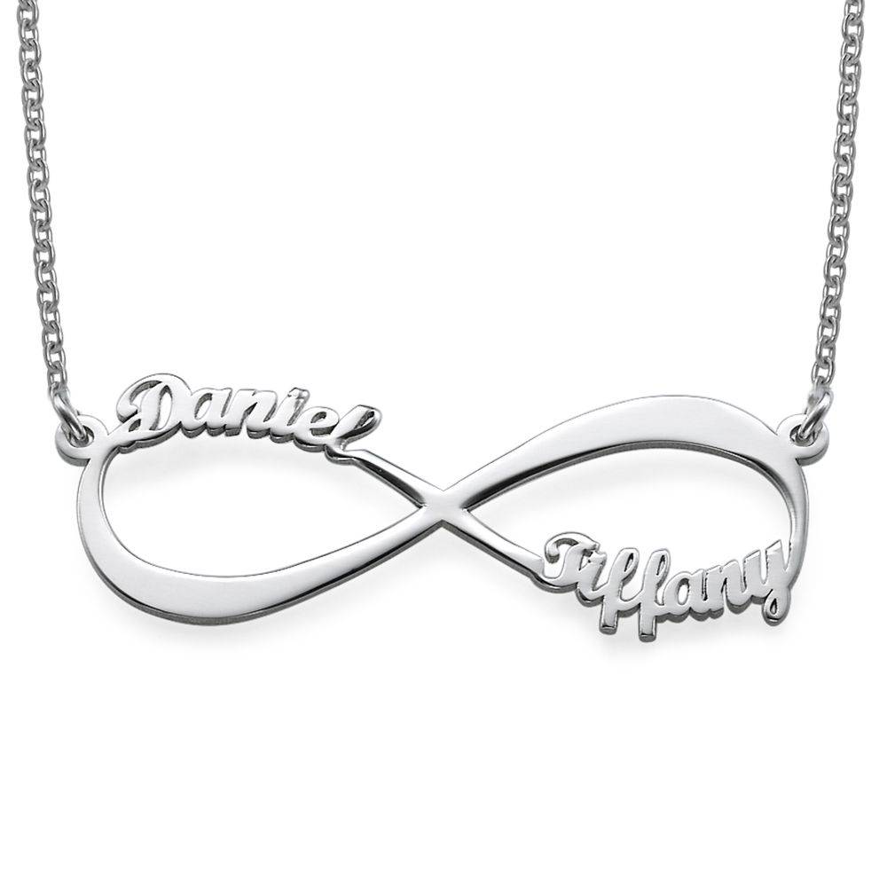 Infinity Name Necklace in Premium Silver-4 product photo