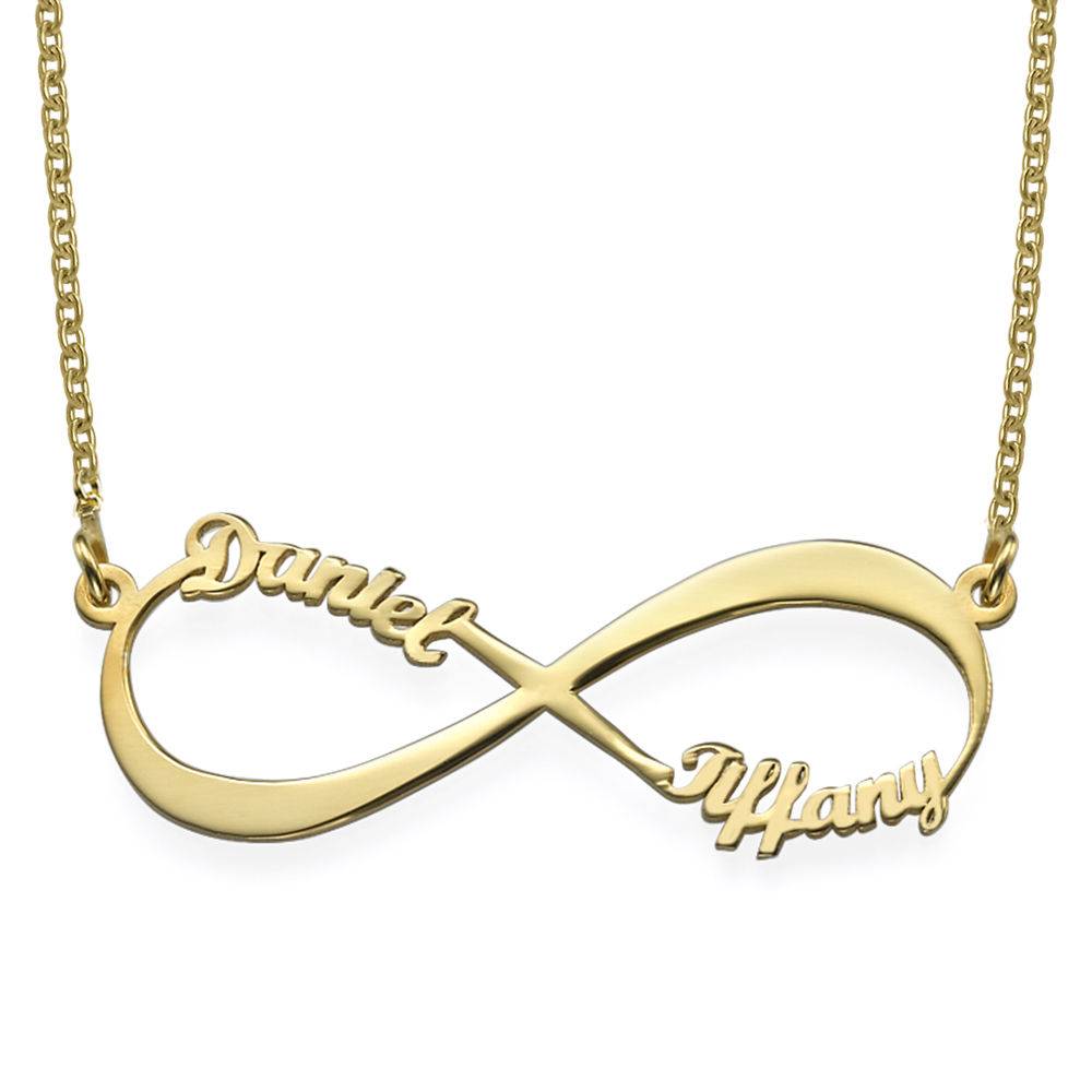 Infinity Name Necklace in 18ct Gold Plating product photo