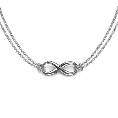 Silver Infinity Necklace-1 product photo