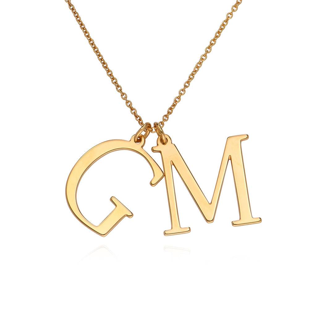 Initials Necklace in 18K Gold Plating-1 product photo