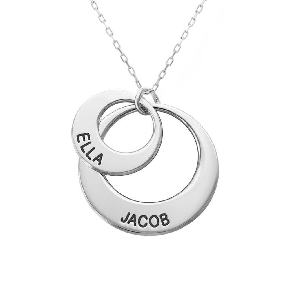 Jewellery for Mums - Disc Necklace in 10ct White Gold-5 product photo