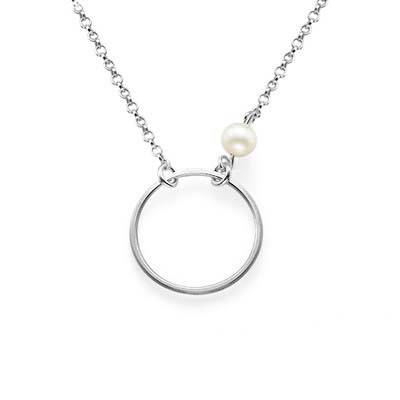 Sterling Silver Karma Necklace product photo