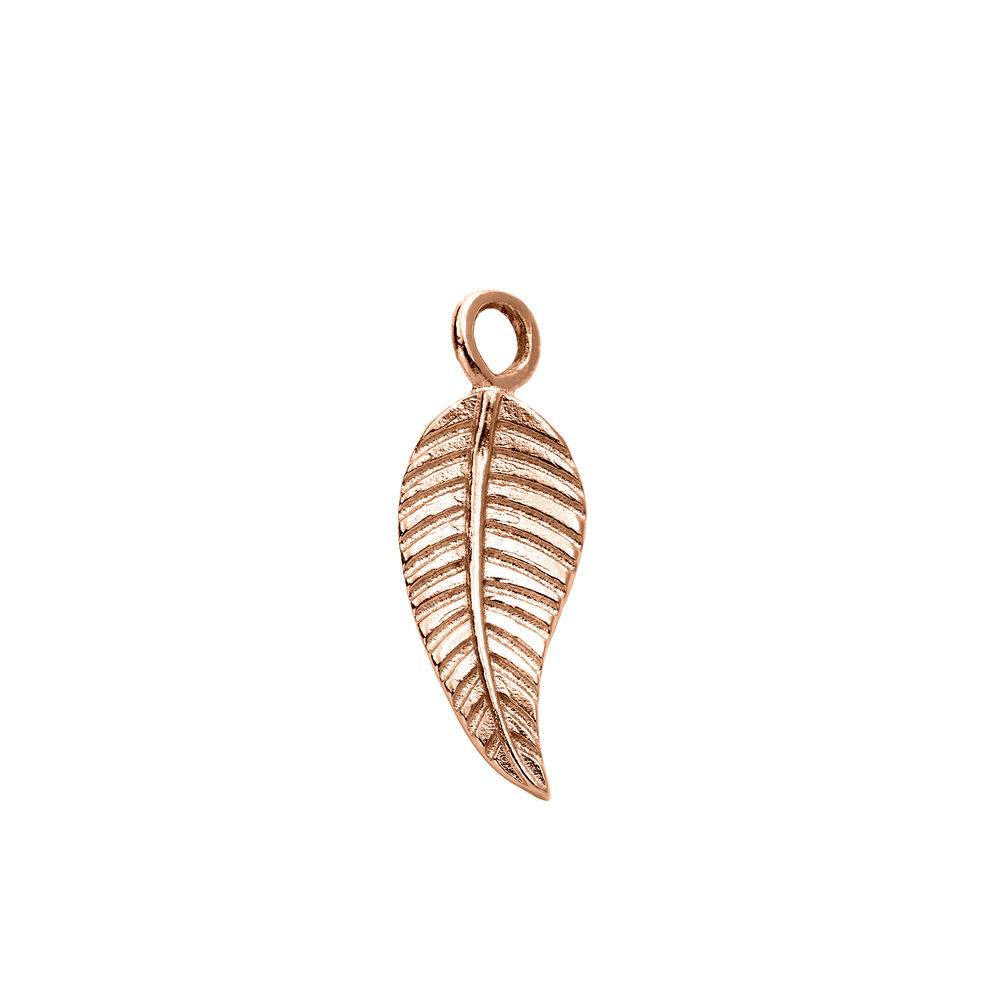 Leaf Charm in Rose Gold Plating for Linda Necklace-1 product photo