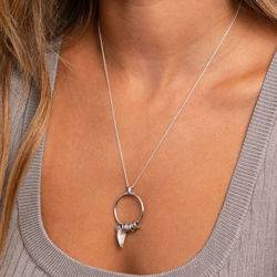 MYKA – Collana Personalizzata con Anello Russo con Nodo