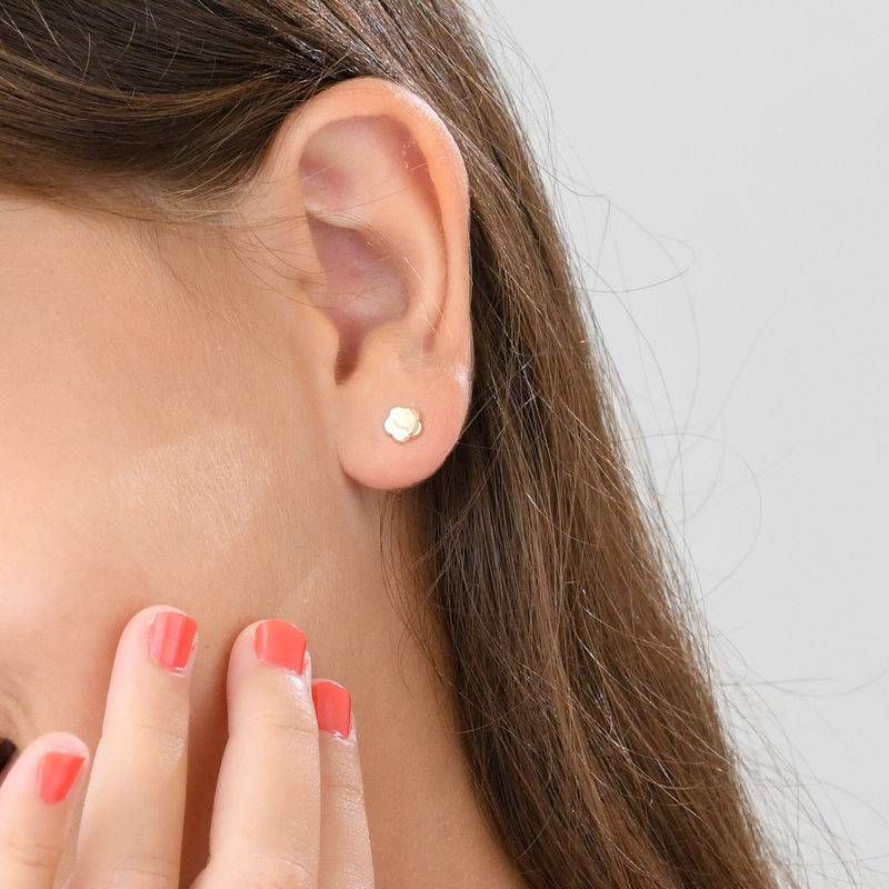 Guld øreringe til piger-1 produkt billede