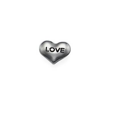 Encanto Corazón Amor para Medallón Flotante-1 foto de producto