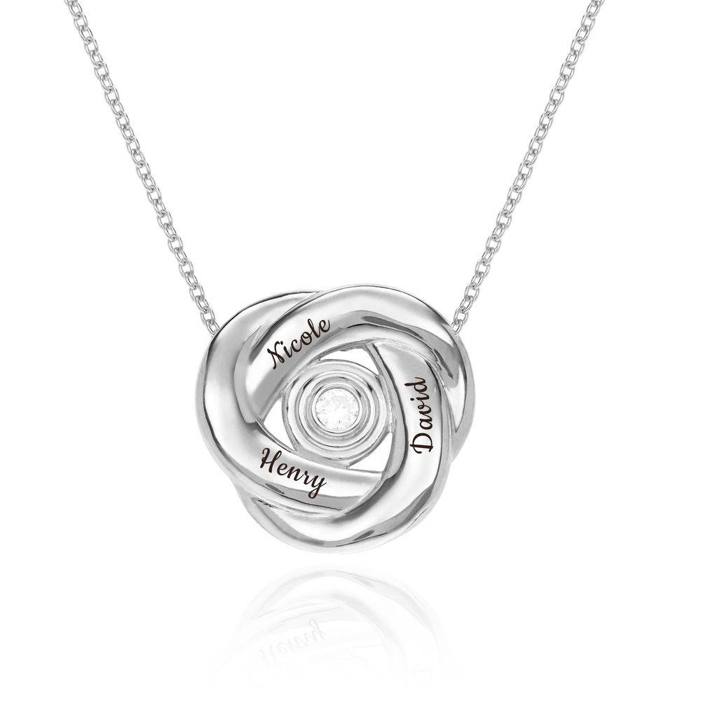 Love Knot Necklace in Sterling Silver-1 product photo