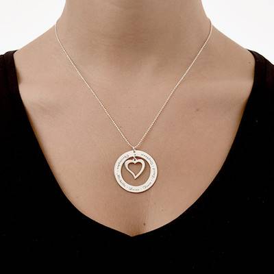 Love My Family Mama Ketting in 925 Zilver-1 Productfoto