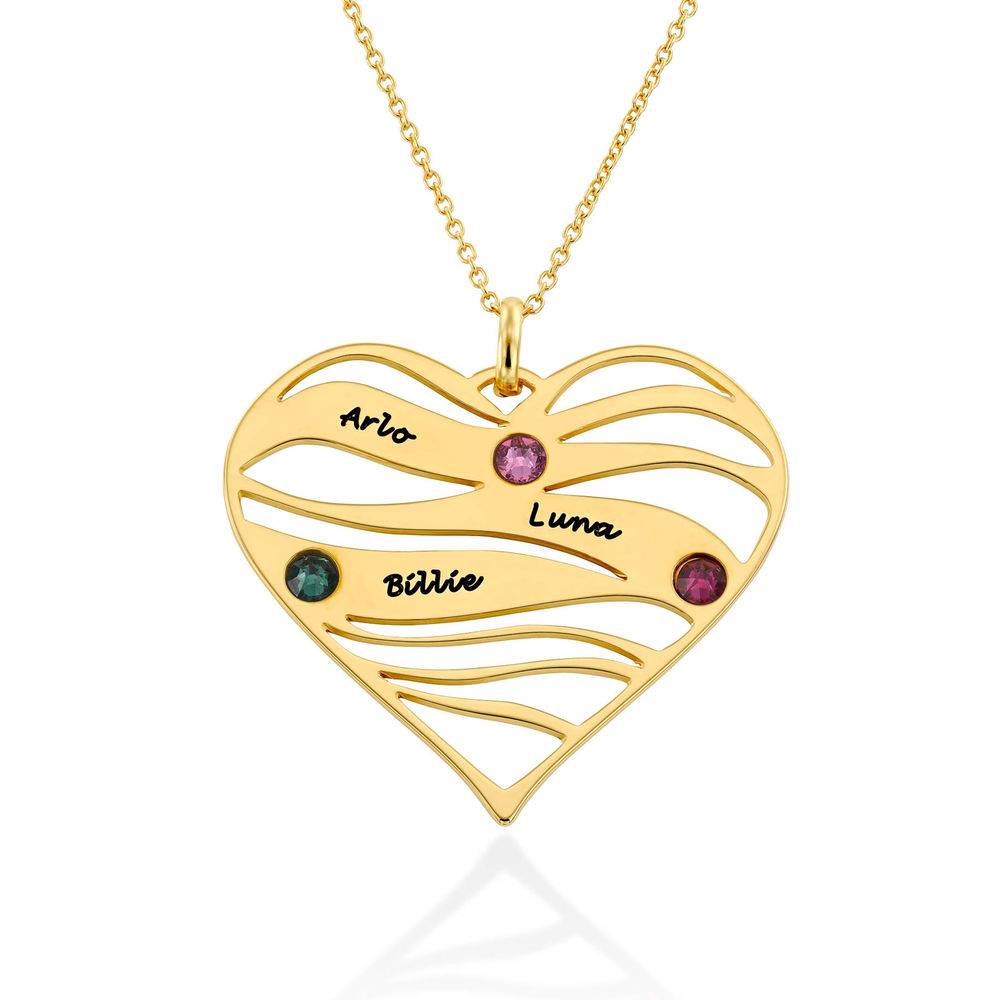 Margeaux Halskette mit Geburtssteinen - 750er Gold-Vermeil Produktfoto