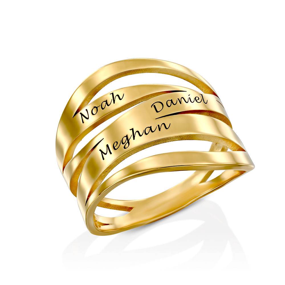 Margeaux Ring mit Gravur - 750er Gold-Vermeil-1 Produktfoto