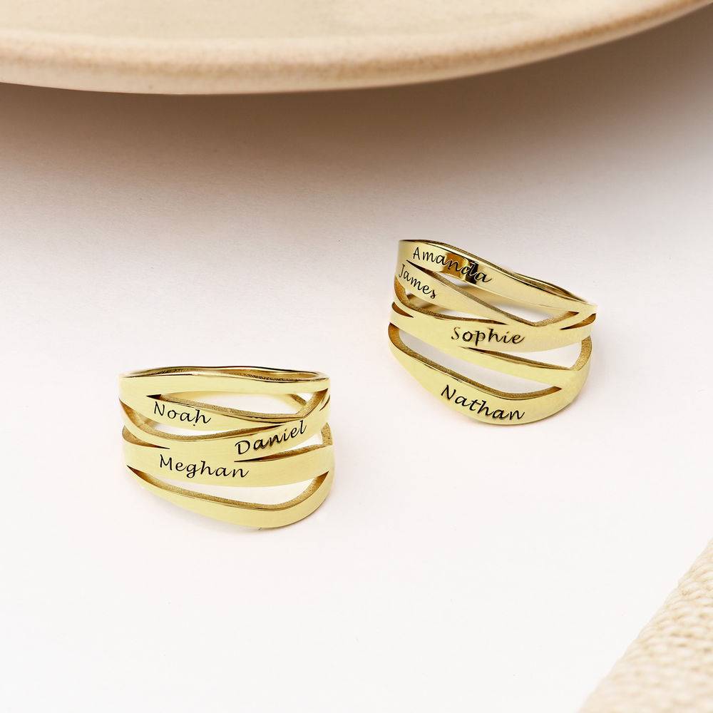 Margeaux Ring mit Gravur - 750er Gold-Vermeil-2 Produktfoto