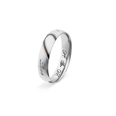 Men's ring - Half Hearts-1 product photo