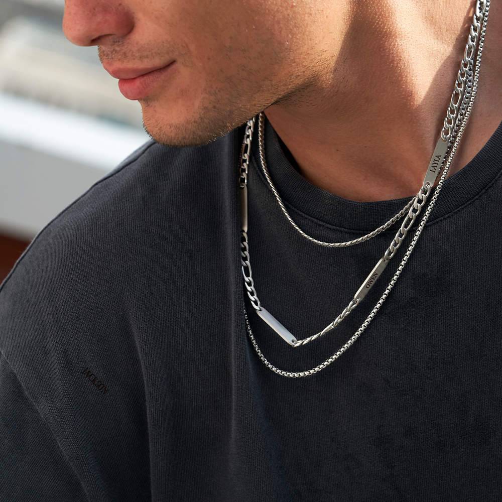 The Cosmos Necklace for Men in Stainless Steel-4 product photo