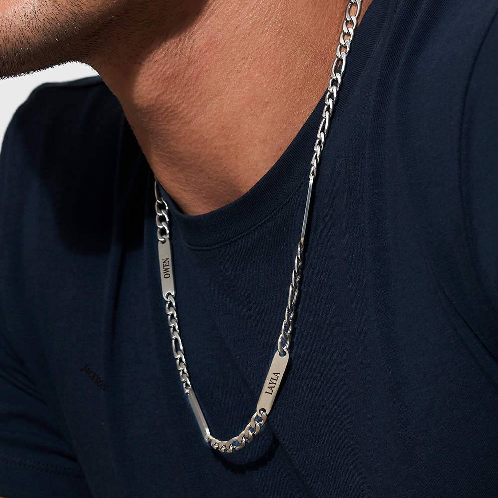 The Cosmos Necklace for Men in Stainless Steel-5 product photo