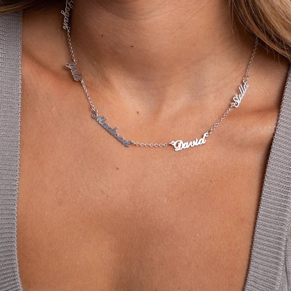 Heritage Multiple Name Necklace in Sterling Silver product photo