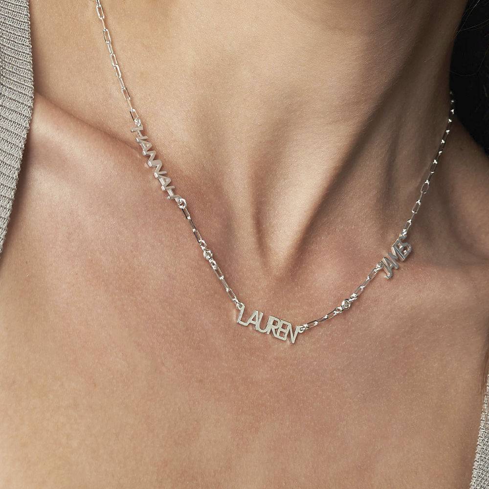 Flere navne-halskæde Ano Bold med diamant-1 produkt billede