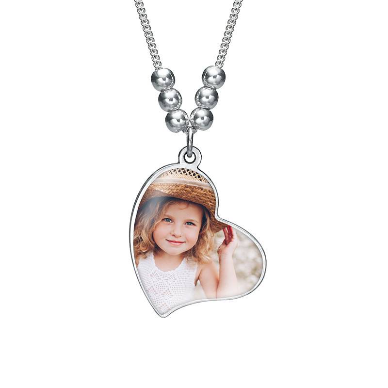 Multiple Photo Charm Necklace in Sterling Silver-2 product photo