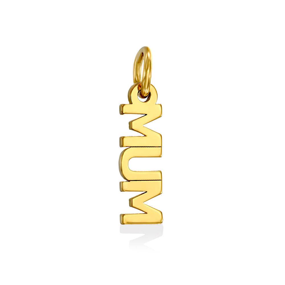 Mum/Mamie Charm in Gold Vermeil for Linda Necklace-1 product photo