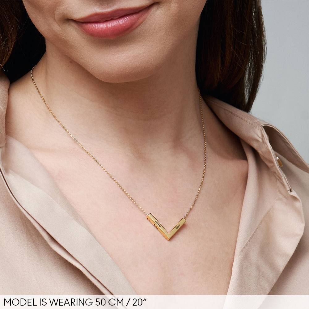 The Victory Necklace in 18k Gold Vermeil-4 product photo