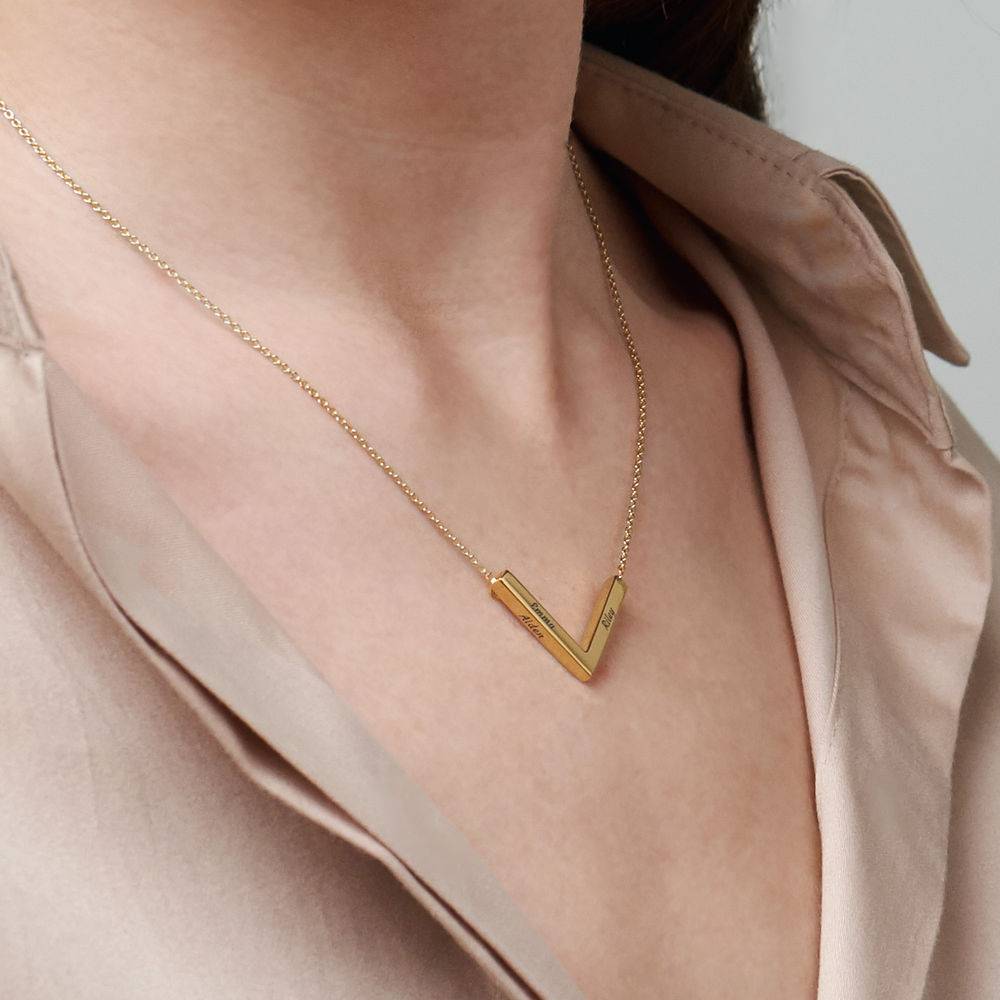 The Victory Necklace in 18k Gold Vermeil-5 product photo