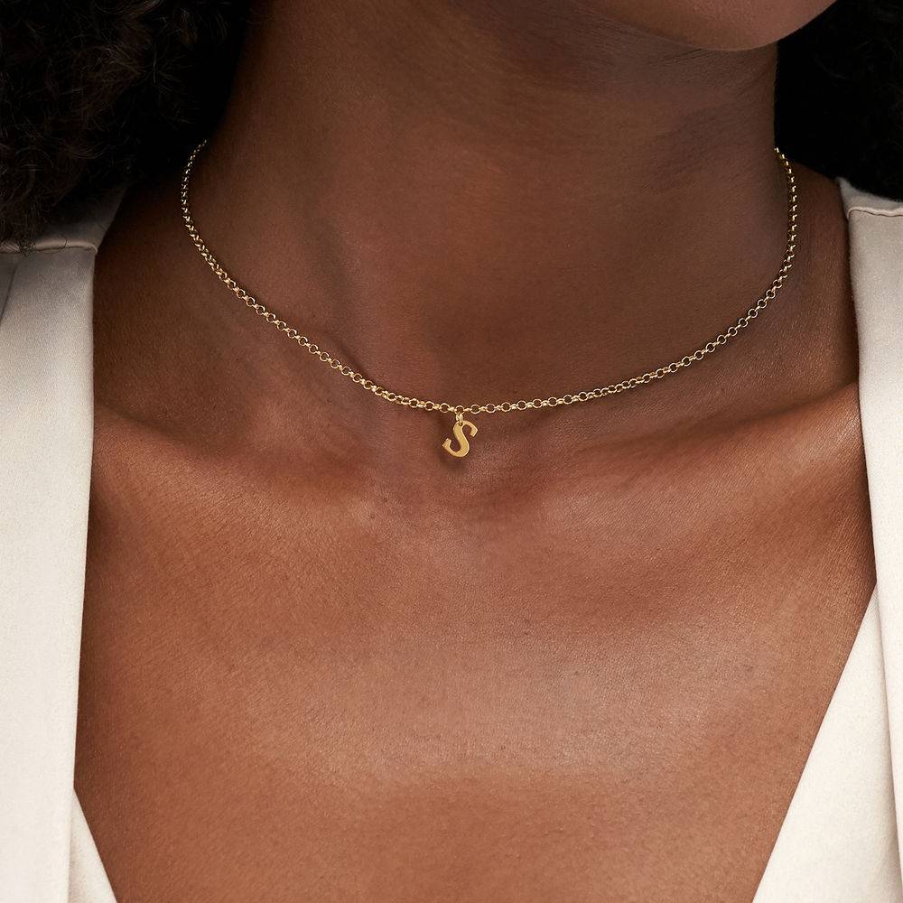 Name Choker with 18ct Gold Plating-4 product photo