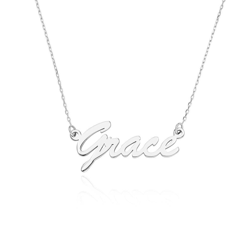Name Necklace in 10K White Gold-2 product photo