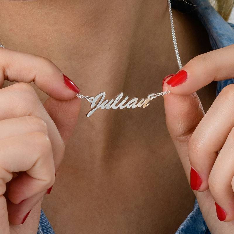 Name Necklace in Sterling Silver-1 product photo