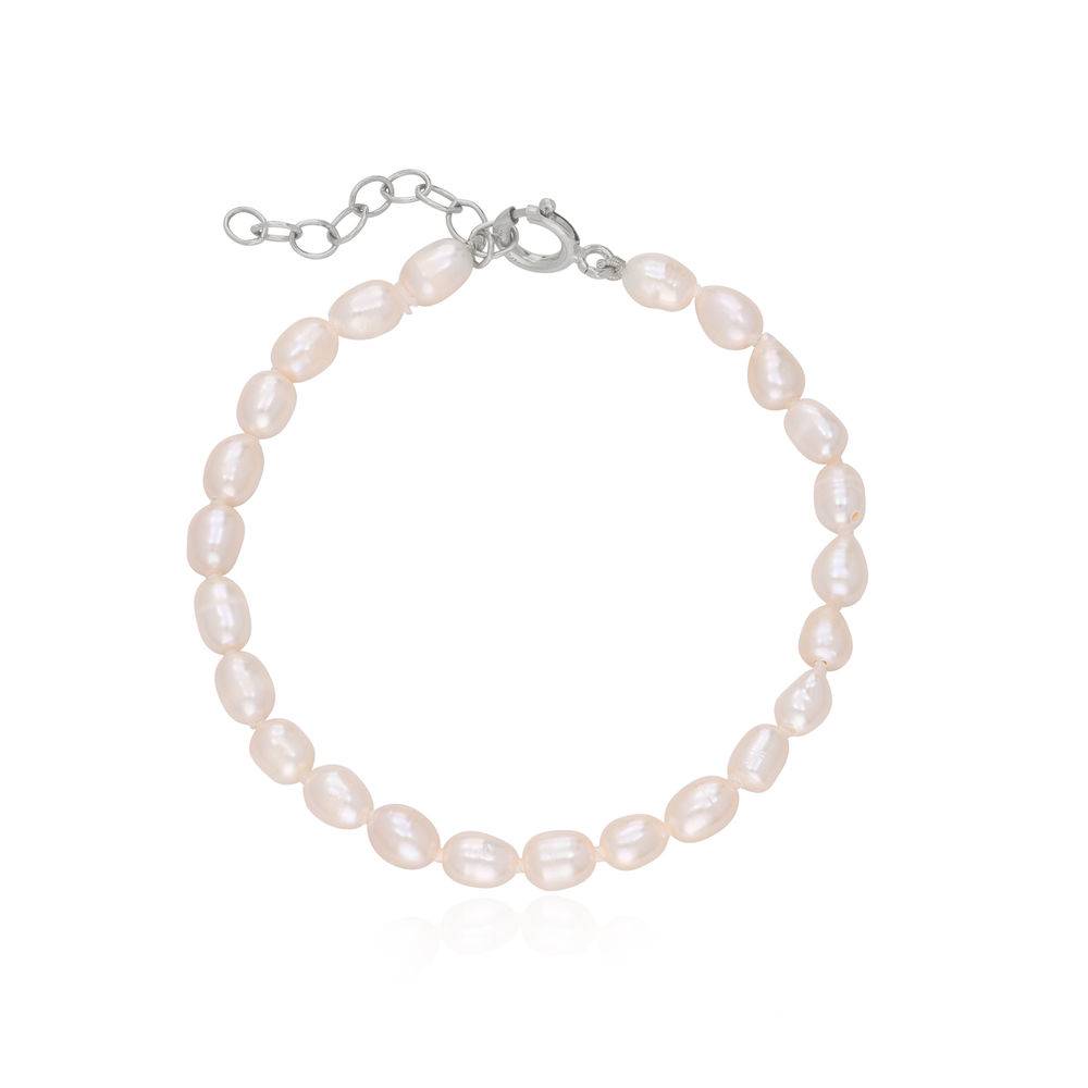 Non-Personalized Pearl Bracelet with Sterling Silver Clasp