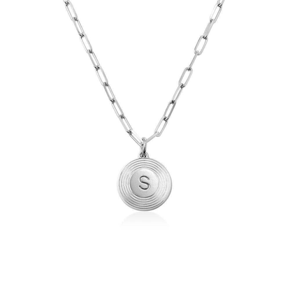 Odeion Initial Necklace in Sterling Silver-1 product photo
