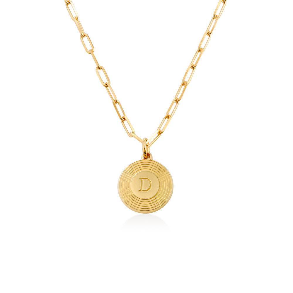 Odeion Initial Necklace in Vermeil-2 product photo