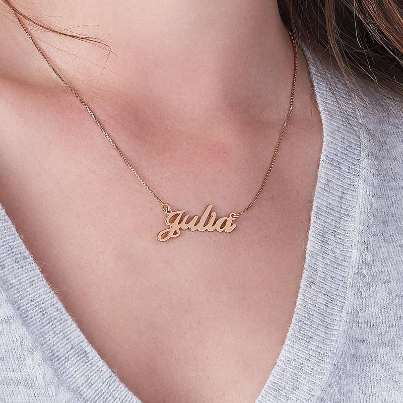 Classic Cocktail Name Necklace in 18ct Rose Gold Plating product photo