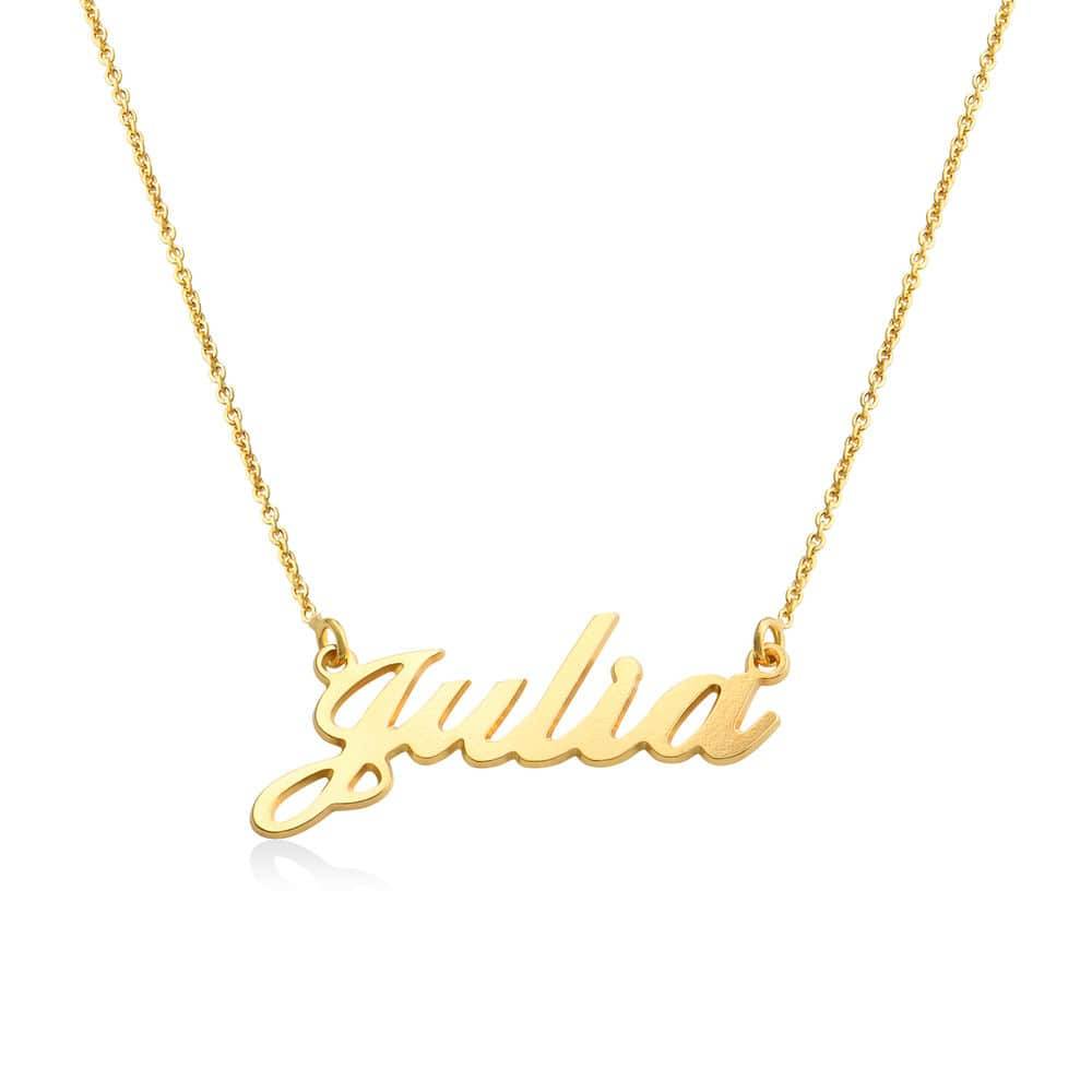 Personalized Classic Name Necklace in Vermeil