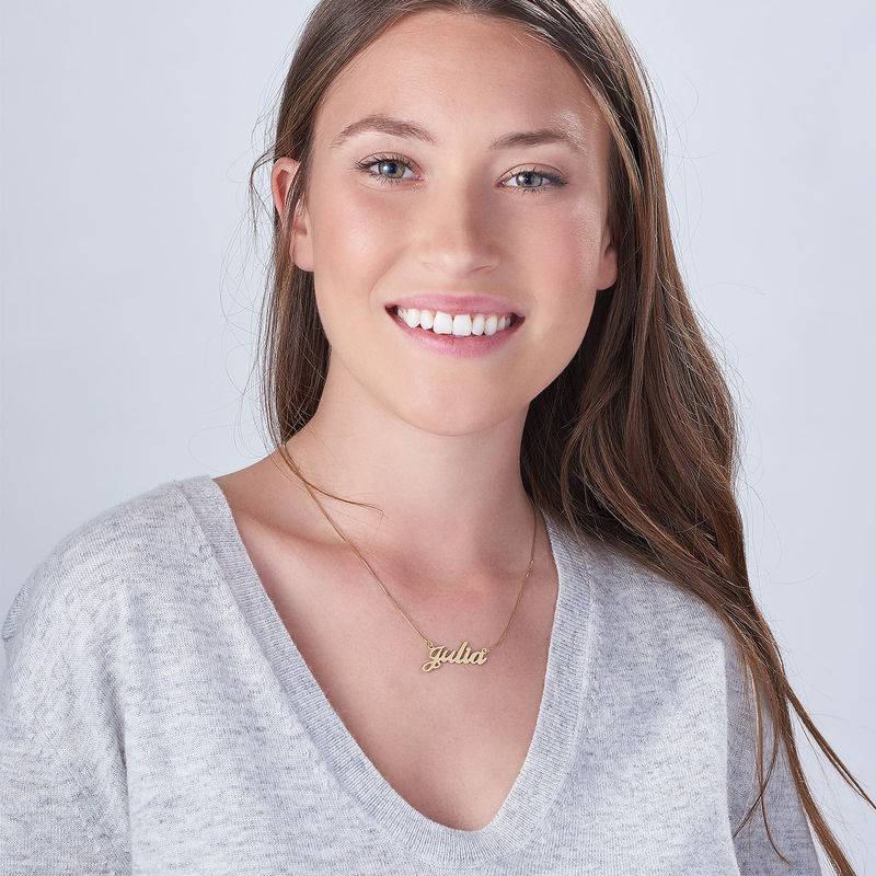 Classic Cocktail Name Necklace in 18k Gold Vermeil product photo